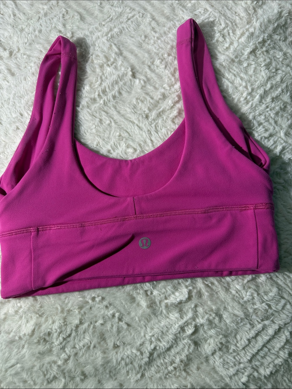 lululemon athletica Bright Fuchsia Scoop Sports Bra ( lost (tag) size 4